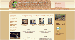 Desktop Screenshot of fossilmoldsandreplicas.com